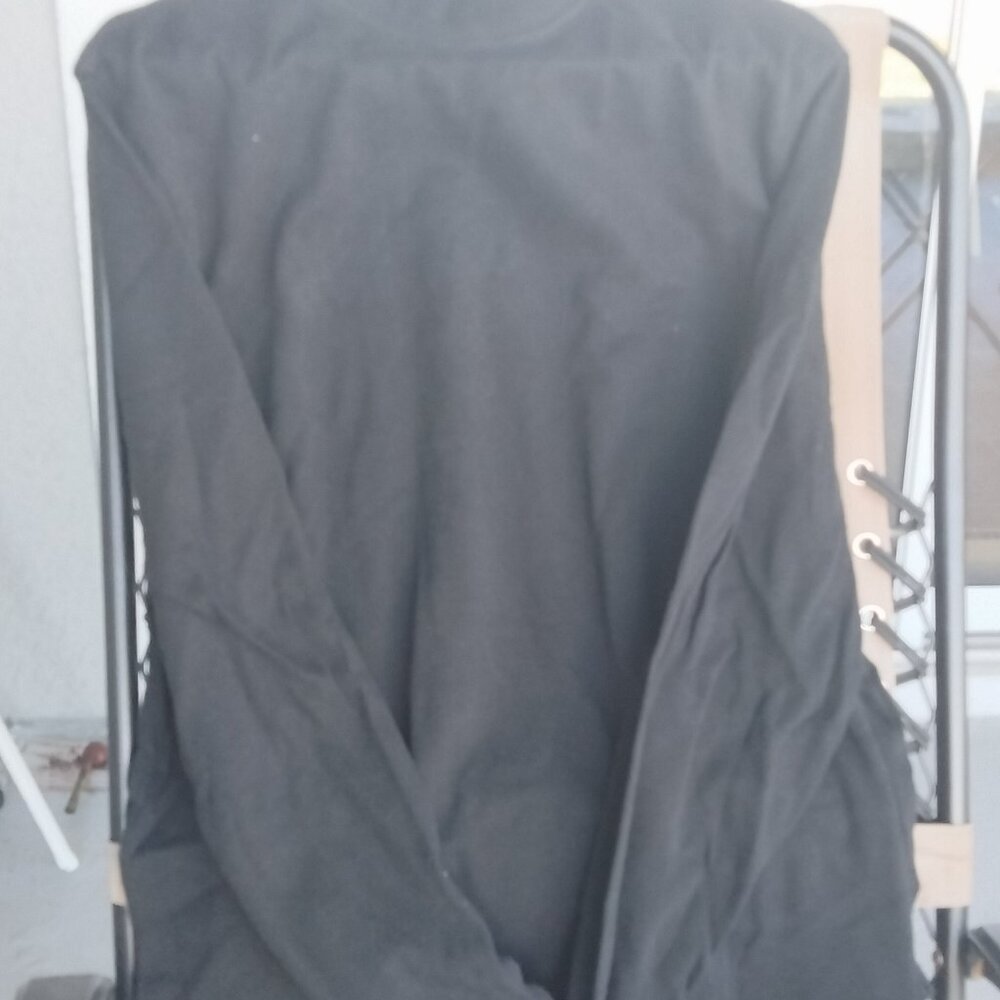 George XXL Men's Black Mock Turtleneck